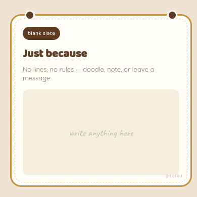 Blank Slate fridge magnet
